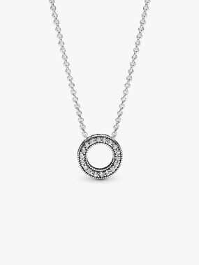 Pandora Logo Pav?? Circle Collier Necklace